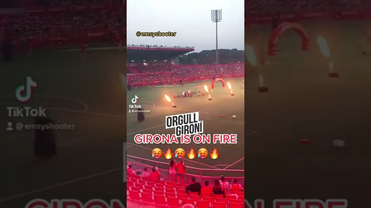 🔥 MONTILIVI I EL GIRONA FC IS ON FIRE! ORGULL GIRONÍ!🔴⚪️#UnsTossutsDePrimera // TikTok: @emsyshooter de EMSY SHOOTER