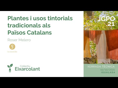 Plantes i usos tintorials tradicionals als Països Catalans de Eixarcolant