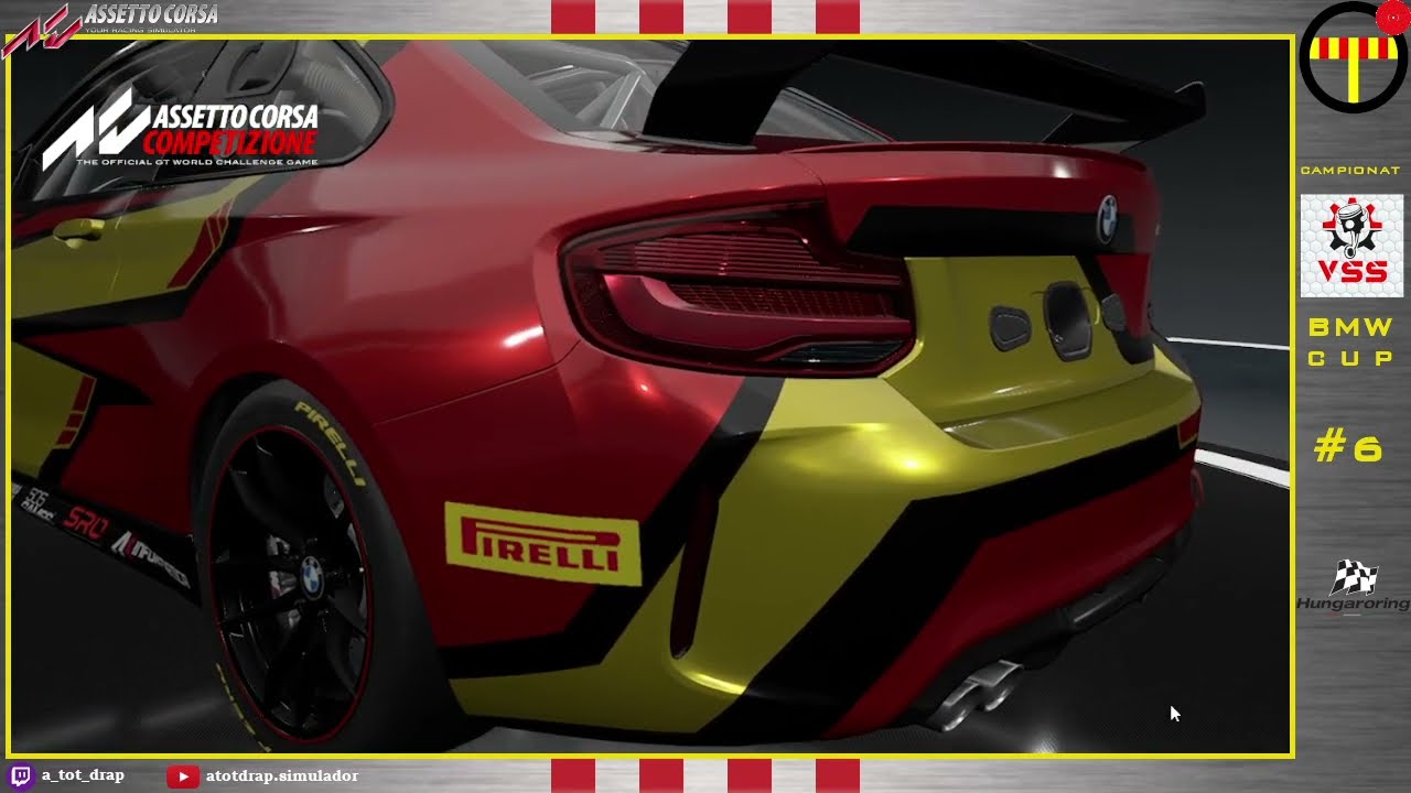BMW M2 CUP | HUNGARORING | Virtual Sim Sport de A tot Drap Simulador