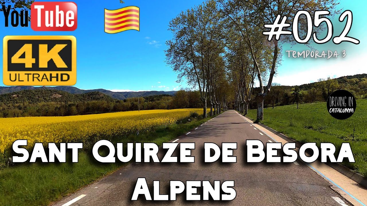 Sant Quirze de Besora - Alpens | Catalunya | Scenic Drive [4K] de Driving in Catalunya