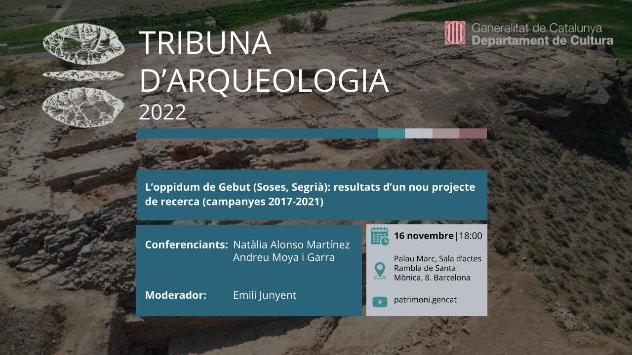 L'oppidum de Gebut (Soses, Segrià): resultats d'un nou projecte de recerca (campanyes 2017-2021) de patrimonigencat