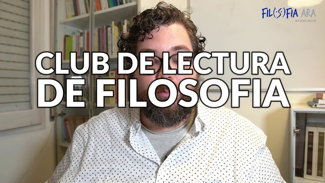 📢 Club de lectura de filosofia a Girona de Filosofia d'estar per casa