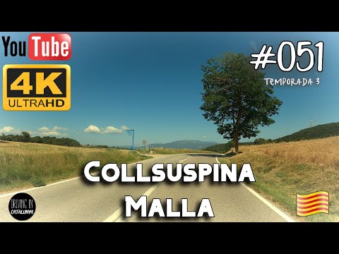 Collsuspina - Malla | Catalunya | Scenic Drive [4K] de Driving in Catalunya