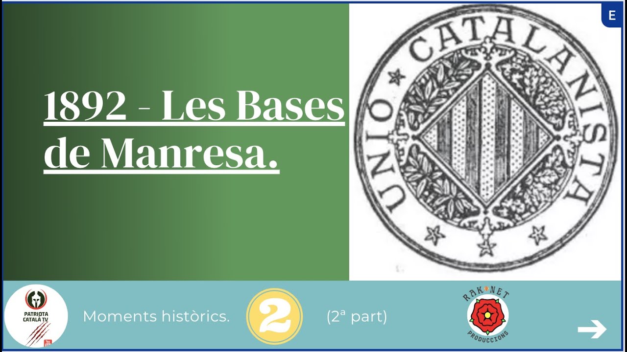 🔴 DIRECTE DIJOUS - Moments històrics II (2ª part) - Les Bases de Manresa de Patriota Català TV