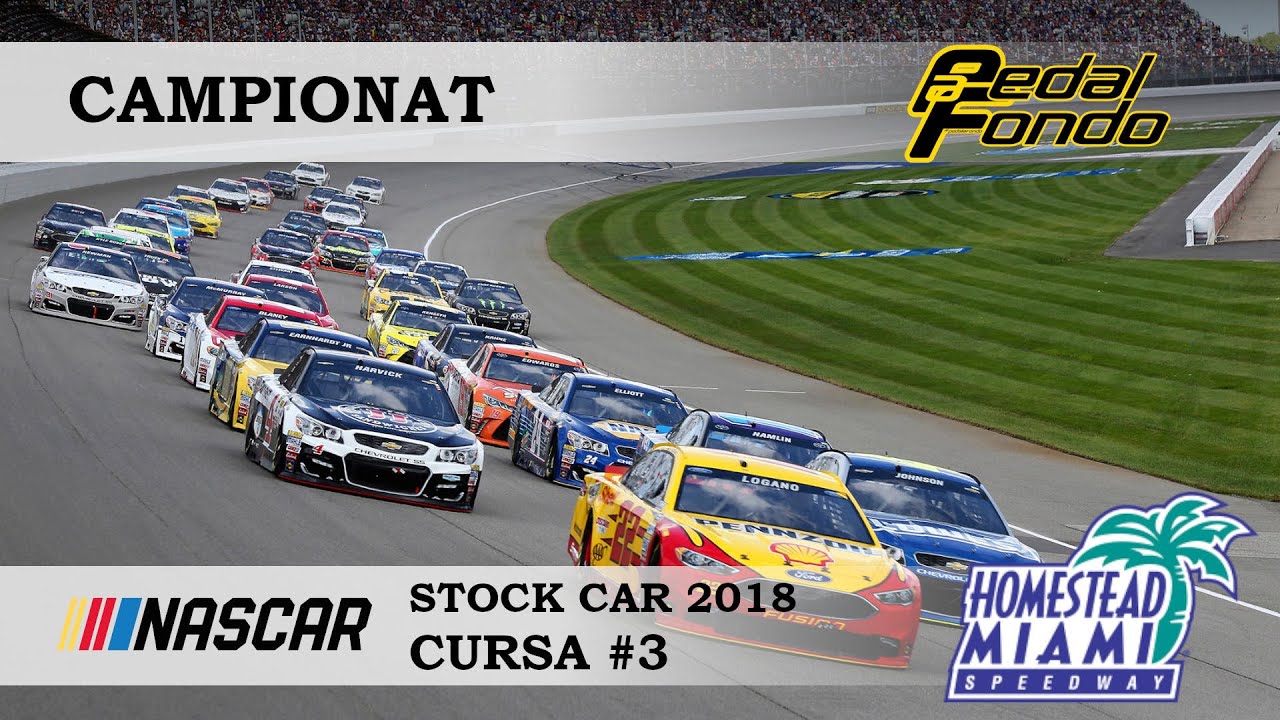 Pedal A Fondo | NASCAR PAF III | Stock Car 2018 | #3 MIAMI SpeedWay de A tot Drap Simulador