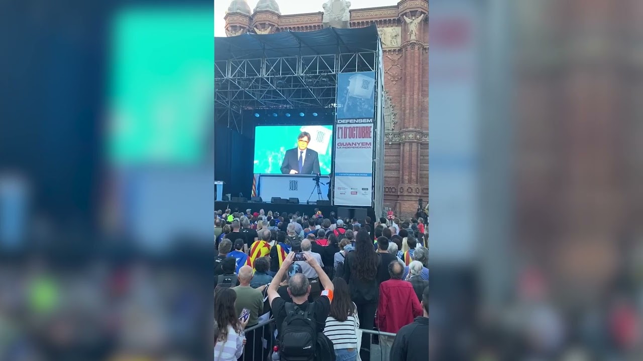 Discurs del President Puigdemont en l’acte del 5è aniversari del Primer d’Octubre de Paraula de Rahola