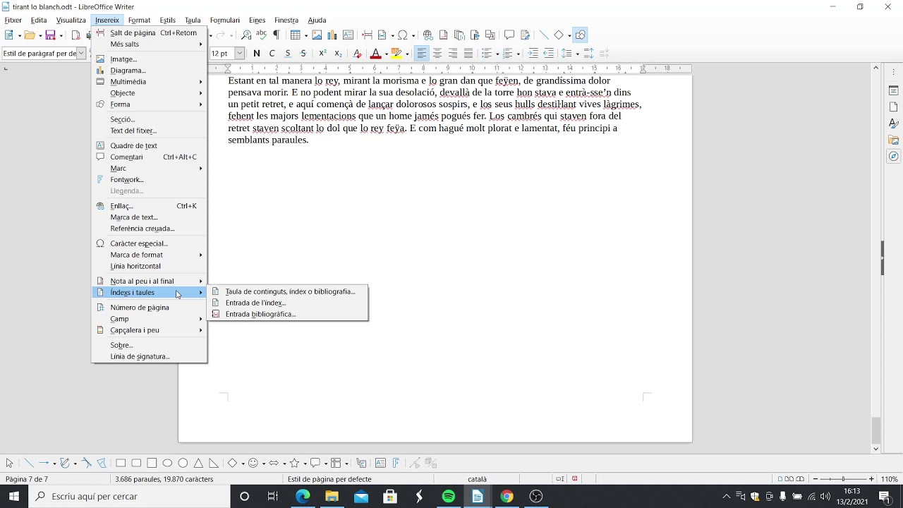 Com crear un índex (o taula) d'il·lustracions amb LibreOffice Writer de Xavier Àgueda COMPETIC