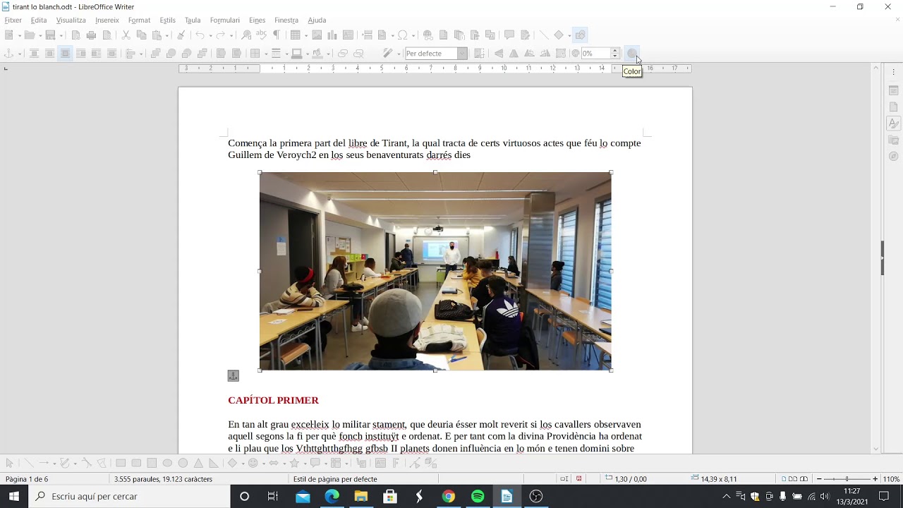 Com retocar una imatge amb l'editor de text LibreOffice Writer de Xavier Àgueda COMPETIC