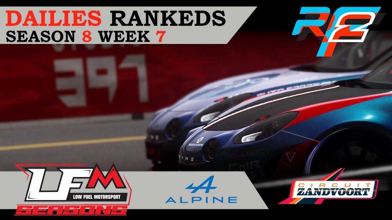 lowfuelmotorsport.com | Alpine Rookie Cup | WEEK 7 | Zandvoort de A tot Drap Simulador