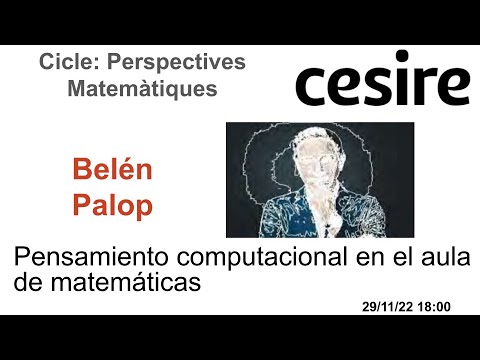 Belén Palop: "Pensamiento computacional en el aula de matemáticas" de CREAMAT1