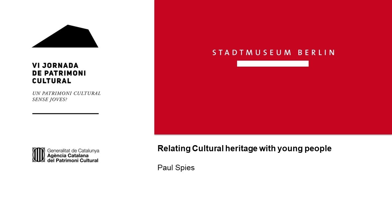 VI Jornada de Patrimoni Cultural. Relacionar el patrimoni cultural amb els joves de patrimonigencat
