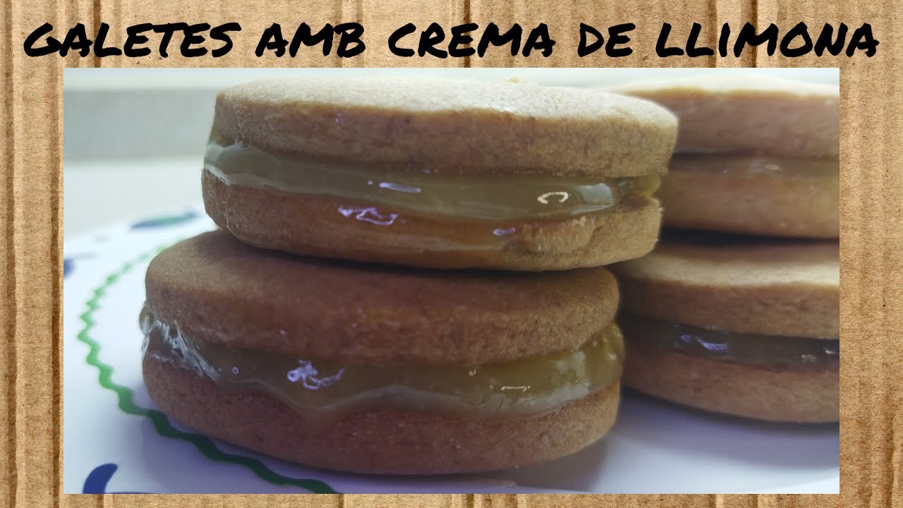 GALETES amb CREMA de LLIMONA - recepta casolana - LEMON CURD - dolços en català de Dolça Terra