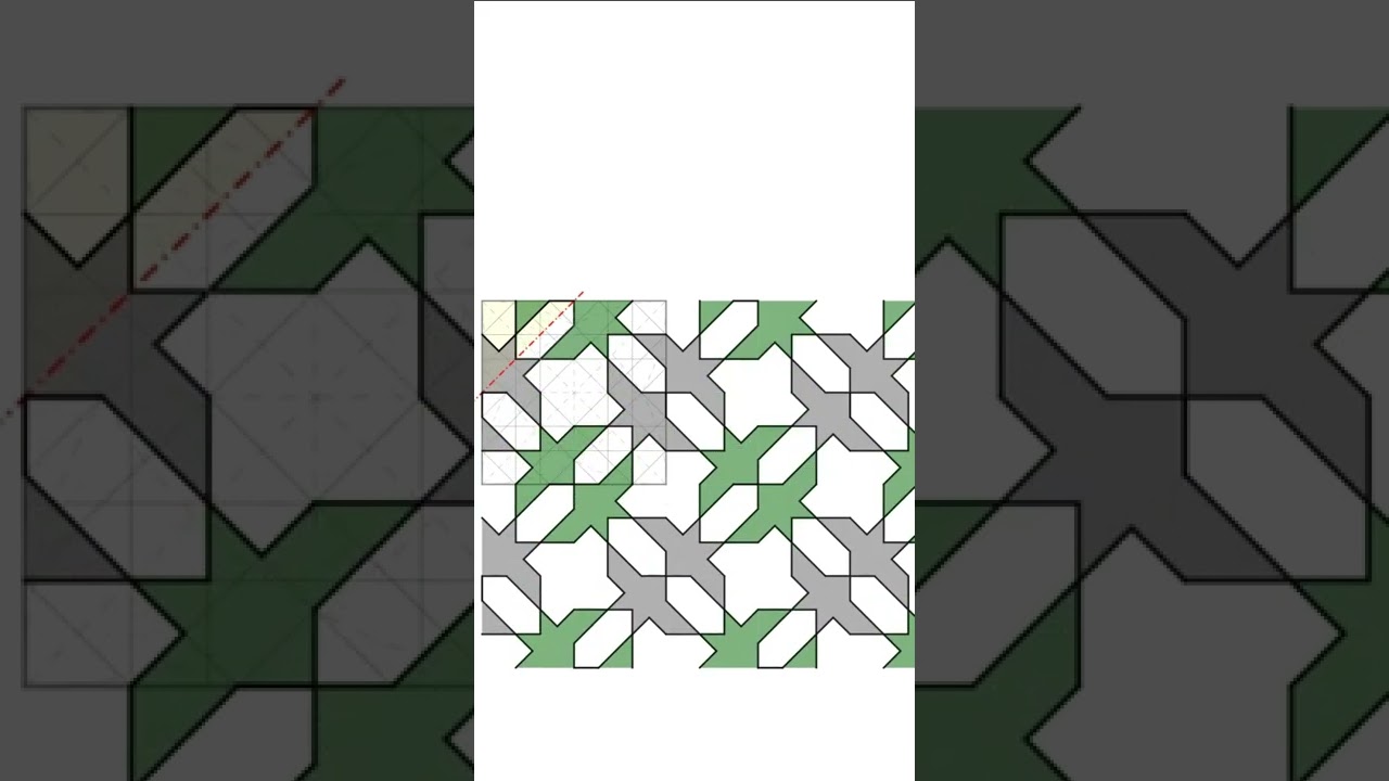 ✔️Construcció del mosaic de "Ratpenats" 😍 de l'Alhambra de Granada - GeoGebra - Geometria dinàmica de Josep Dibuix Tècnic IDC
