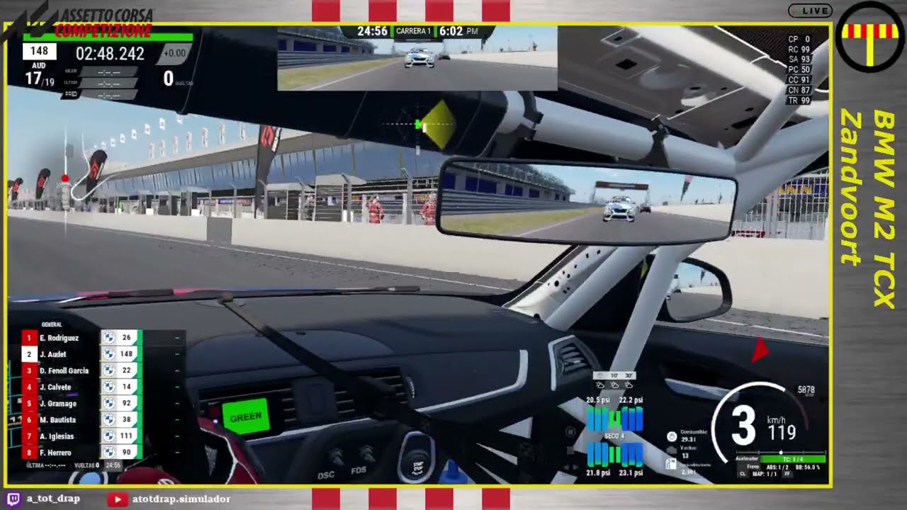 Virtual Racing Girona | BMW M2 TCX - Zandvoort de A tot Drap Simulador