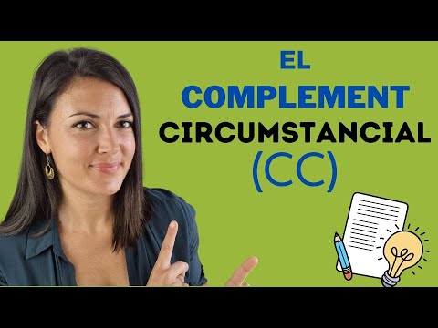 ⏩ Complement CIRCUMSTANCIAL | Explicació, TIPUS i EXEMPLES (CC) de Parlem d'escriure en català