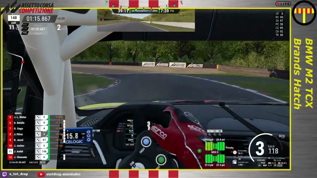 Virtual Racing Girona | BMW M2 Cup | Brands Hatch de A tot Drap Simulador