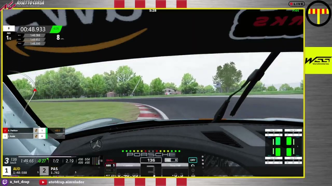 WSS | Porsche 922 Cup Sprint - Imola de A tot Drap Simulador