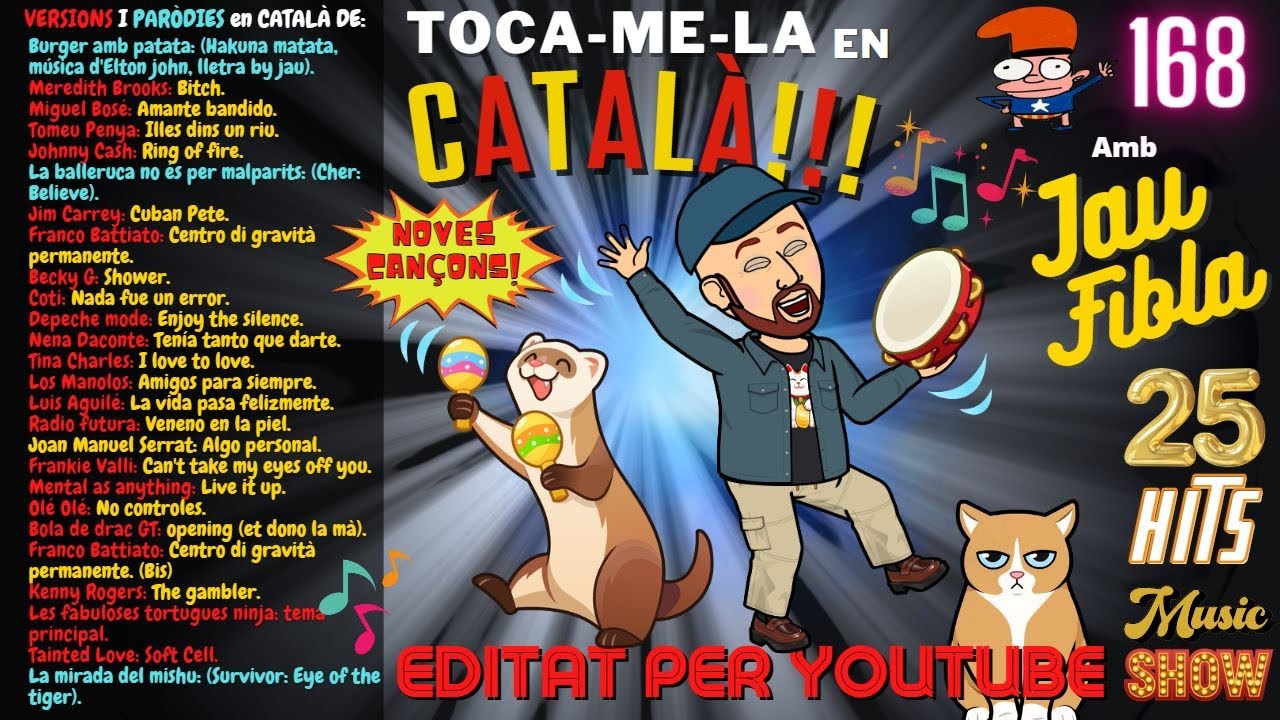 🎵Toca me la en català #168 Jau Fibla us canta 25 èxits!!!! de JauTV