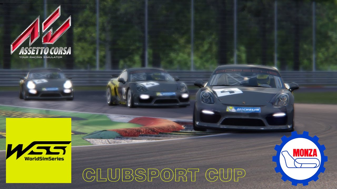 World Sim Series | CLUBSPORT | Porsche Cayman GT4 - Monza de A tot Drap Simulador