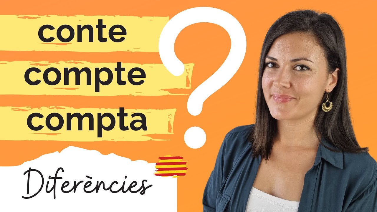 💚 COMPTE o CONTE? Tenir en COMPTE o tenir en CONTE? de Parlem d'escriure en català