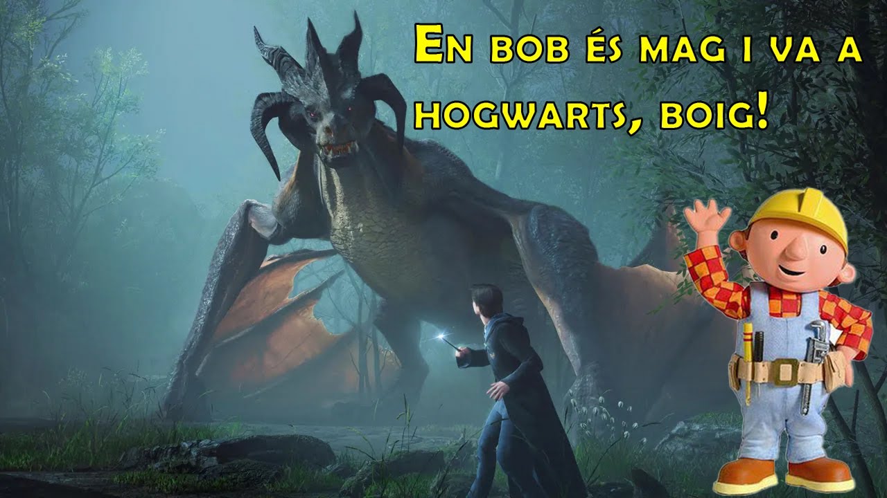 Bob en Manetes arriba a Hogwarts - Hogwarts Legacy en català. de BarretinasPlays