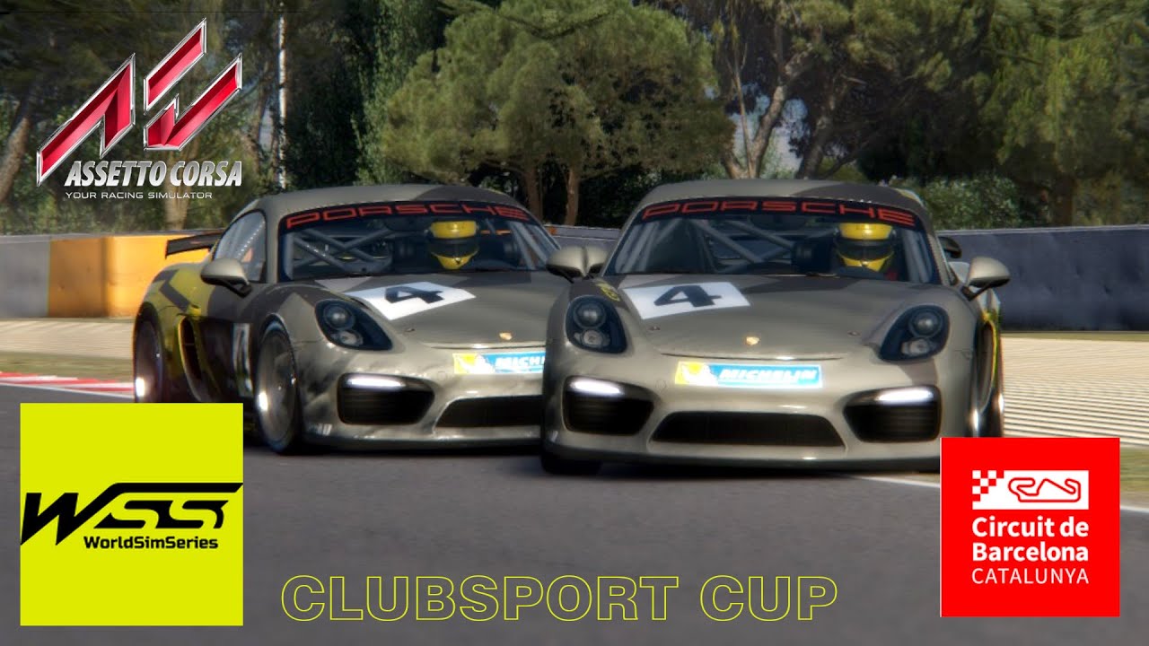 Clubsport Cup 15 - Porsche Cayman GT4 - Circuit de Barcelona - World Sim Series de A tot Drap Simulador