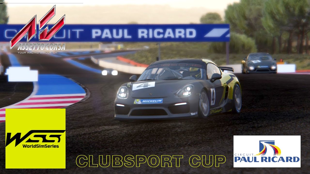 Clubsport Cup 15 - Porsche Cayman GT4 - Paul Ricard - World Sim Series de A tot Drap Simulador