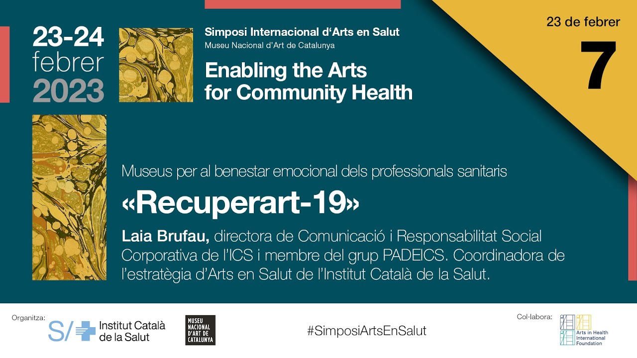 «Recuperart-19», museus per al benestar emocional dels professionals sanitaris de icscat