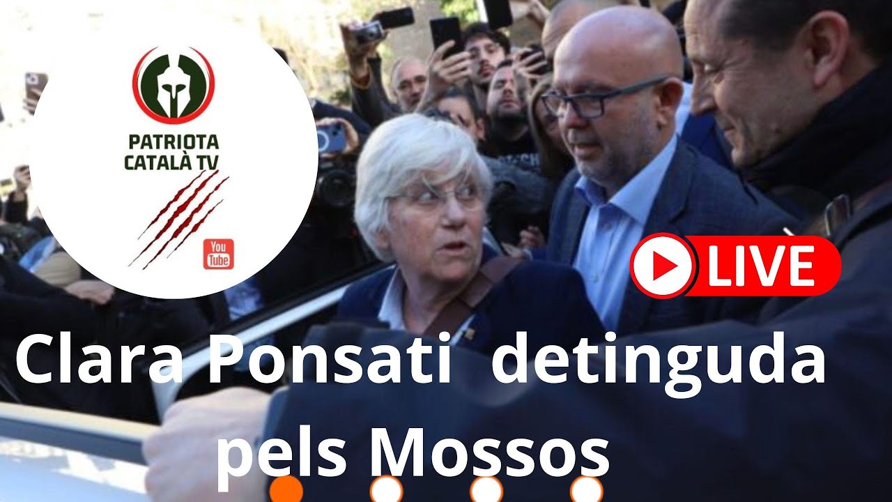 Clara Ponsati es detinguda pels Mossos de Patriota Català TV