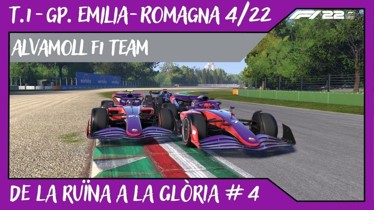 De La Ruïna A La Glòria // GP Emilia-Romagna // T1 // F1 22 // Alvamoll F1 Team // #4 de Alvamoll7