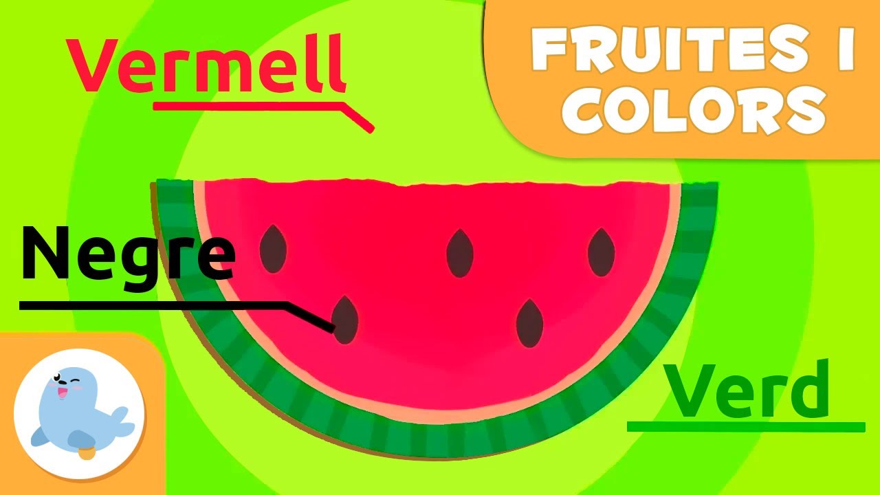 Aprèn les fruites i els colors | Vocabulari per a nens en català de Smile and Learn - Català