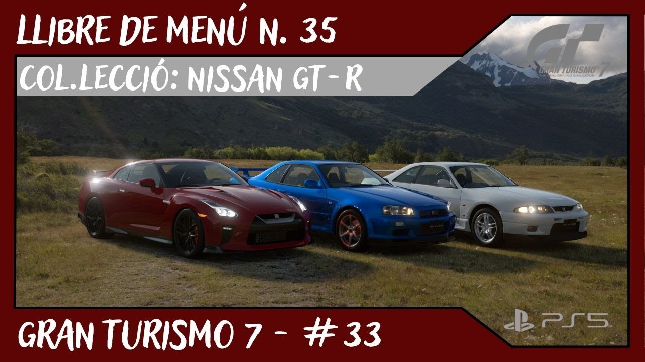 Llibre de menú n. 35 - Col·lecció: Nissan GT-R // GRAN TURISMO 7 en PS5 // #33 de Alvamoll7