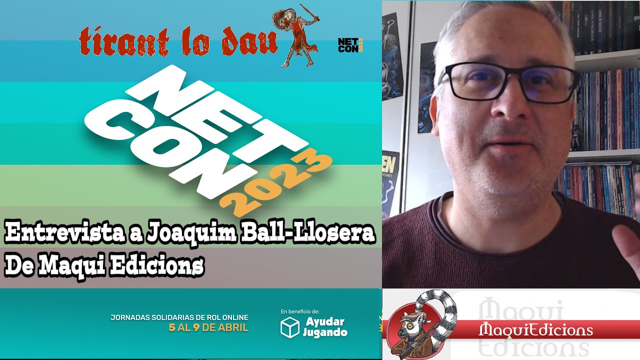 Entrevista Joaquim Ball-Llosera de Maqui edicions de Tirant lo dau