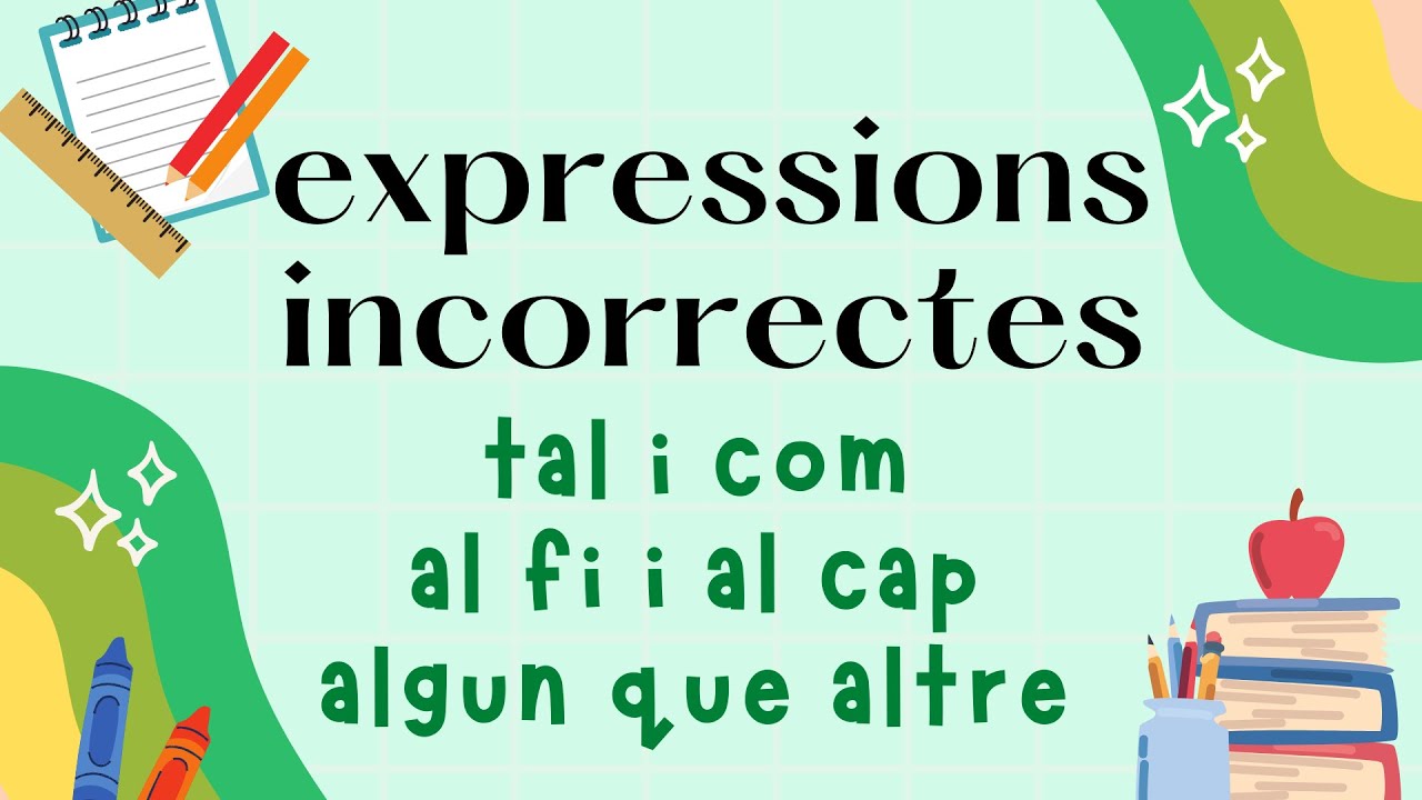 T'equivoques amb aquestes expressions? | Escriu bé en català de Parlem d'escriure en català