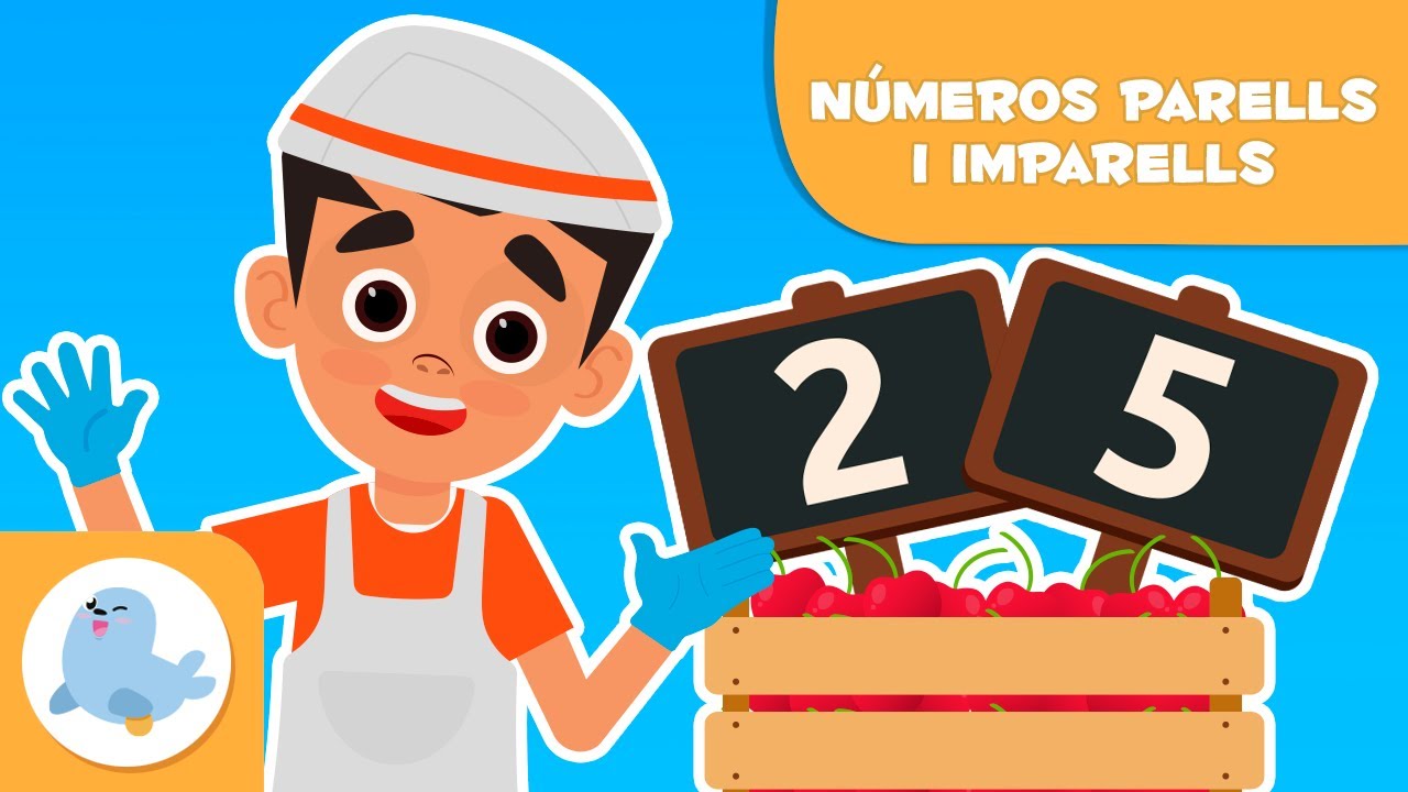 Números parells i números imparells - Matemàtiques per a nens en català de Smile and Learn - Català