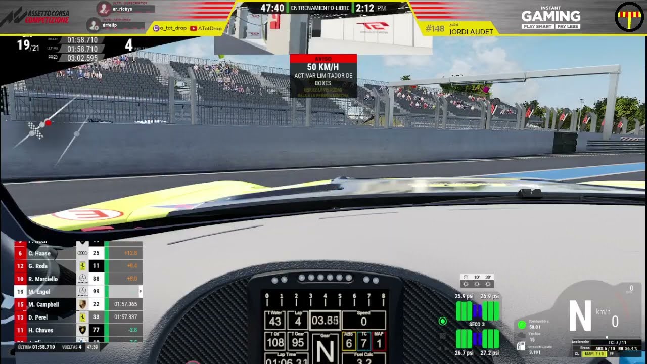 LFM - SimRaceShop GT3 Series | Paul Ricard | Mercedes AMG GT3 Evo de A tot Drap Simulador