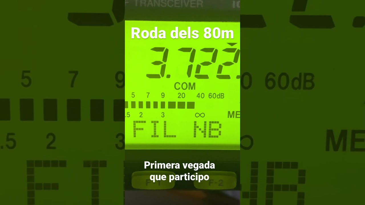 Roda Catalana dels 80m #radioaficionat de EA3HSL Jordi