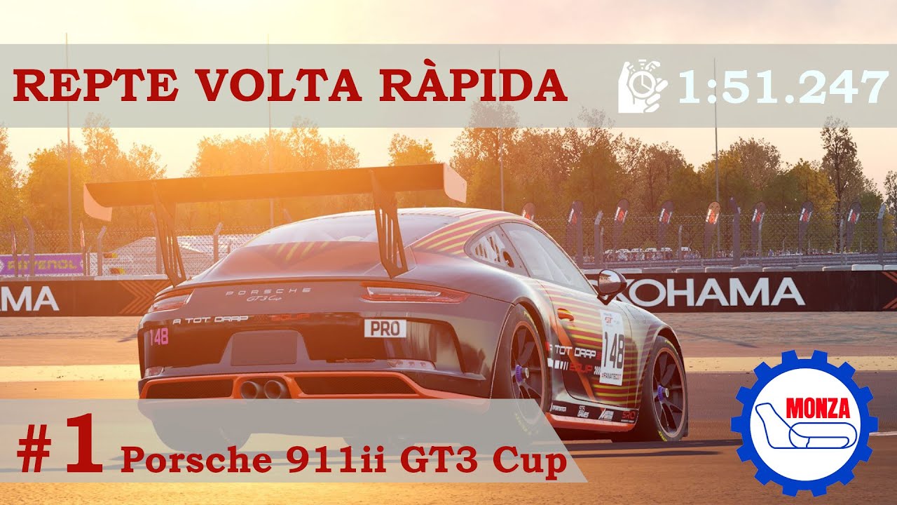 REPTE Volta Ràpida | Porsche 911 GT3 Cup - Monza | World Sim Series de A tot Drap Simulador