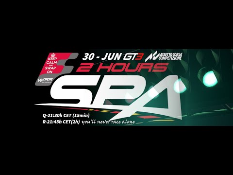 Promo ENDURANCE Team | SPA-Francorchamps - GT3 | World Sim Series de A tot Drap Simulador
