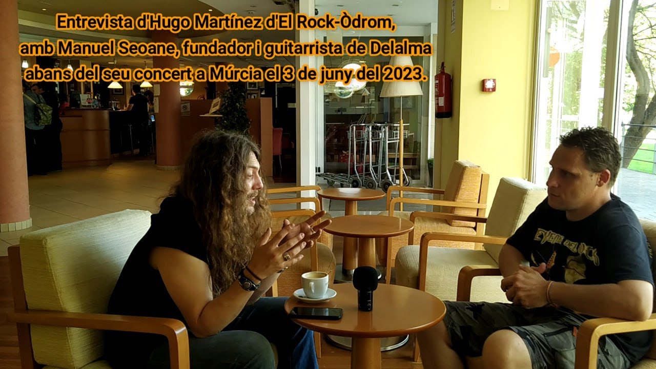 Àudio entrevista a Manuel Seoane de Delalma abans del seu concert a Múrcia el 3 de juny del 2023 de El Rock-Òdrom Ràdio