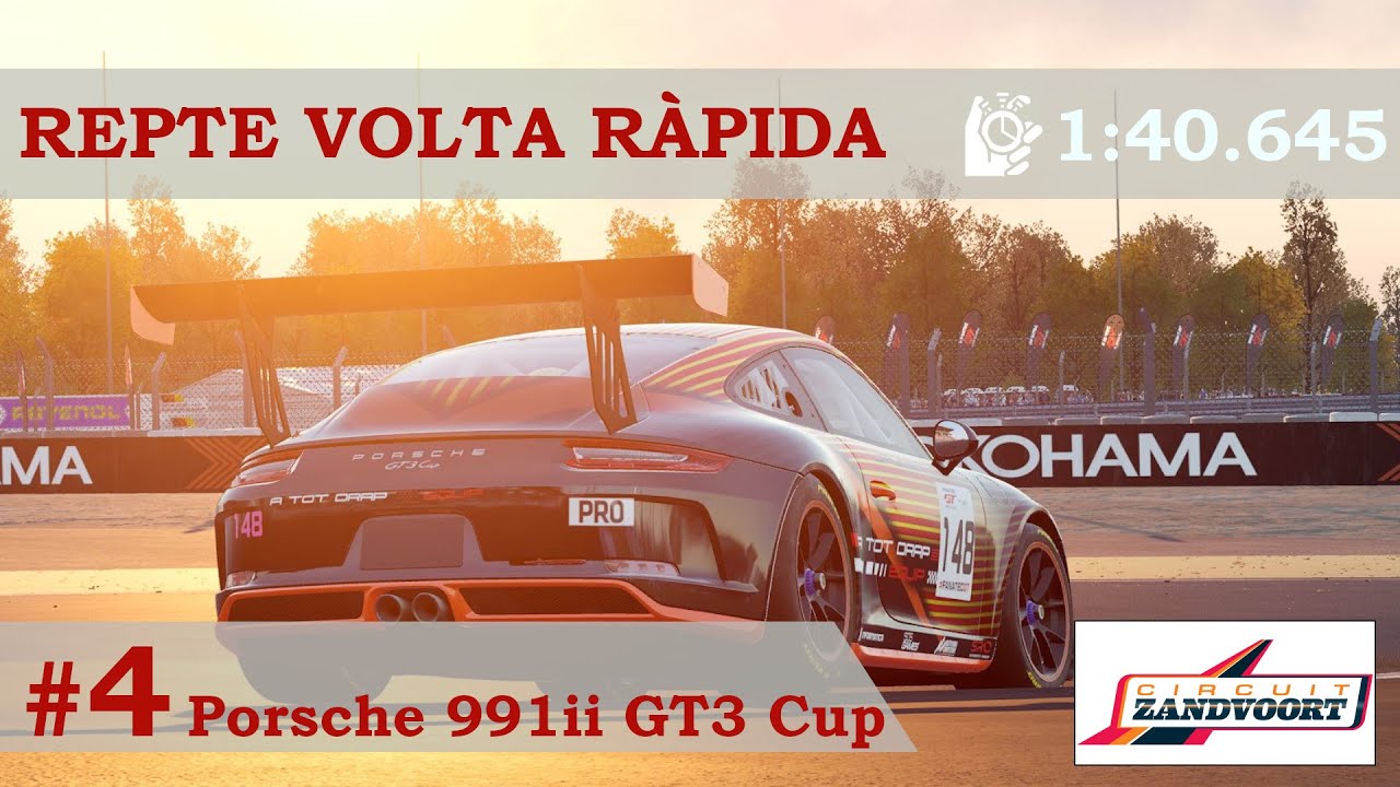 Repte ACC | Porsche 991 GT3 Cup - Zandvoort | World Sim Series de A tot Drap Simulador