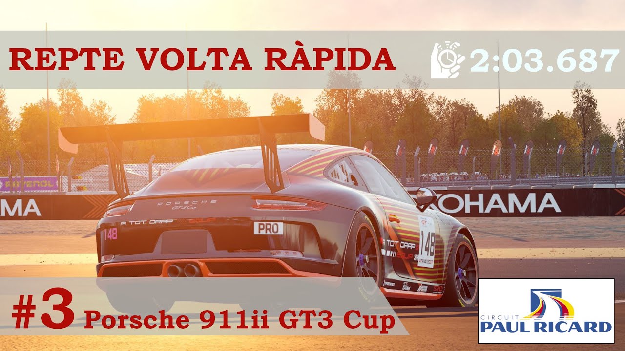 Repte ACC | 03 Paul Ricard - Porsche 911ii GT3 Cup | World Sim Series de A tot Drap Simulador