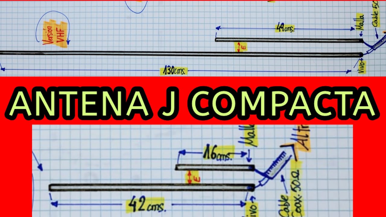 ANTENA J COMPACTA de EA3HSL Jordi