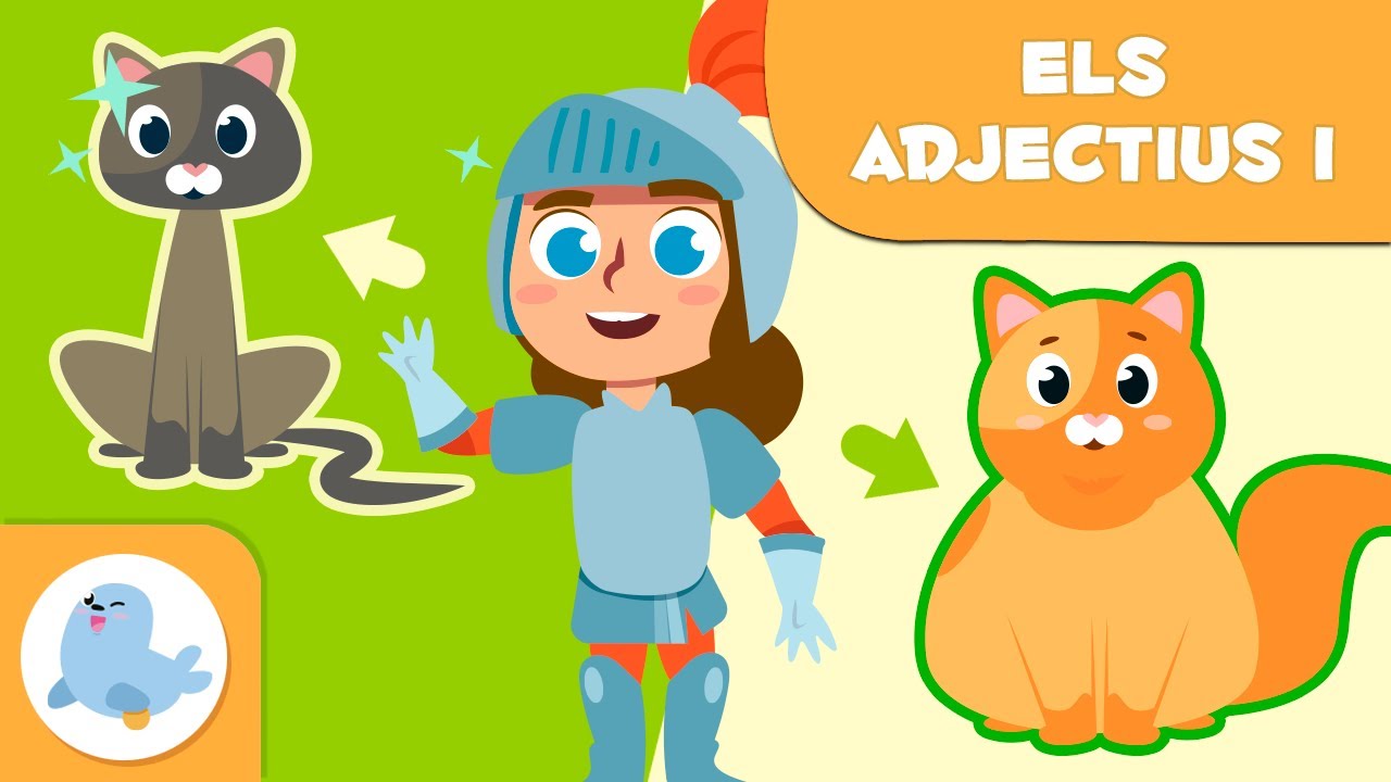 ELS ADJECTIUS 🐭 Animals 🐘 Vocabulari per a nens en català 🐢🐆 Episodi 1 de Smile and Learn - Català