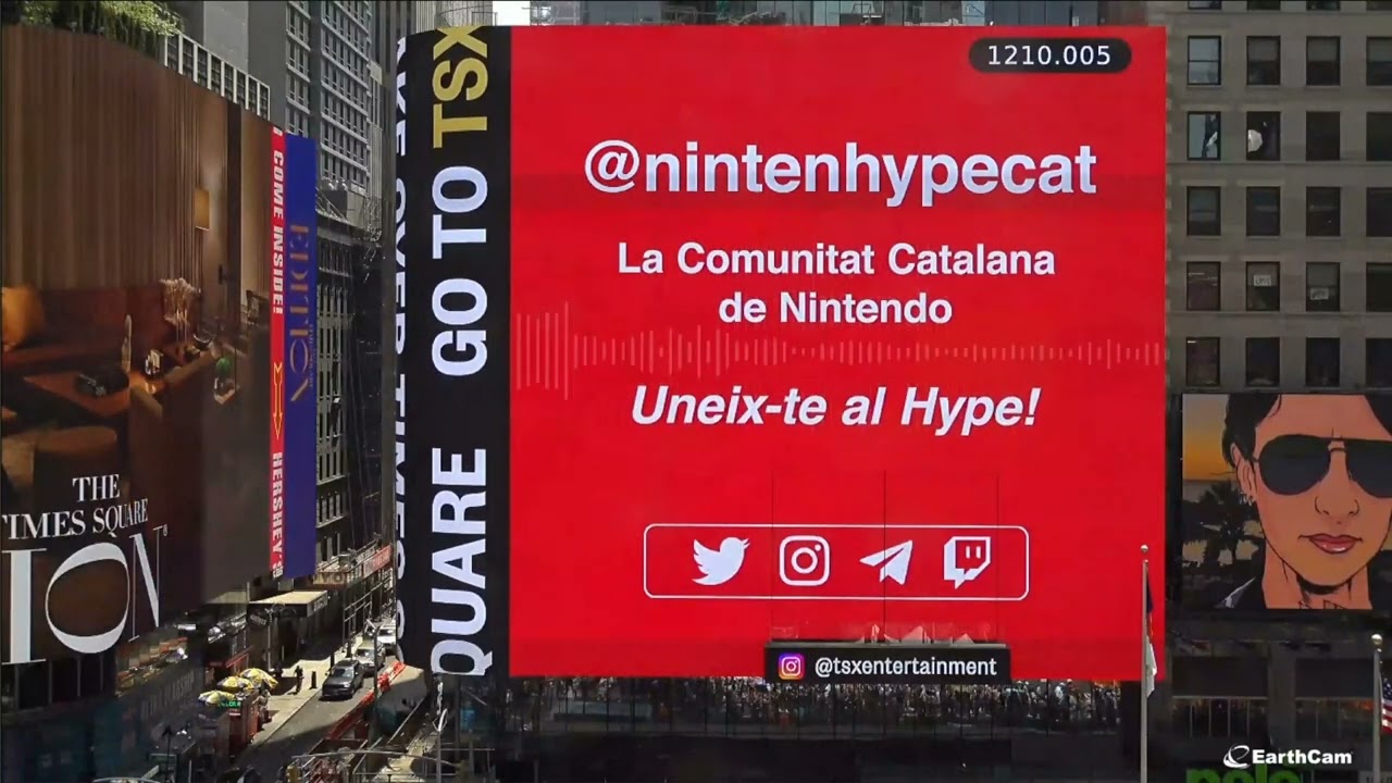 [NTH] Anunci de NintenhypeCat a Times Square! de NintenHype cat