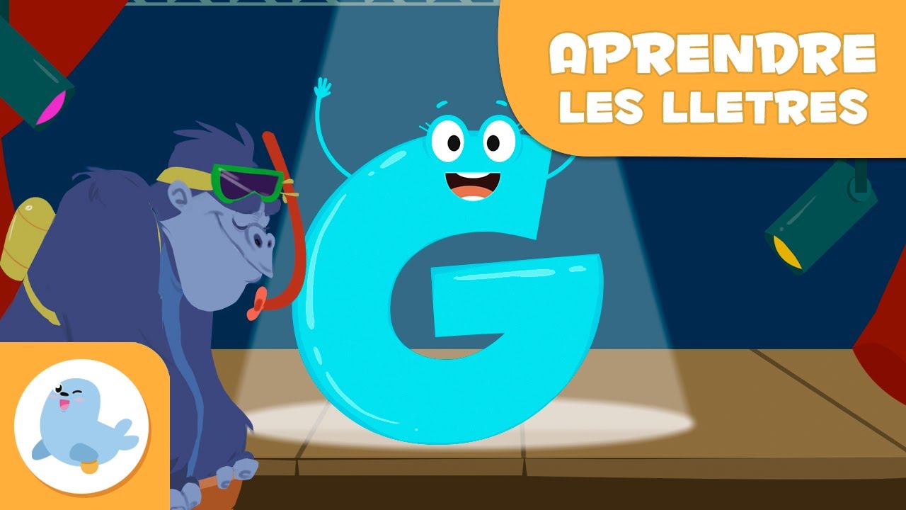 Aprèn la lletra "G" amb el goril·la Guillem - L'abecedari en català de Smile and Learn - Català