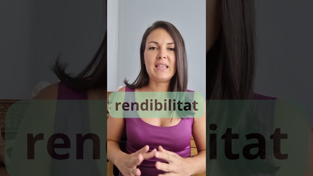 💲 RENTABLE o RENDIBLE? "Rentabilitat" o "rendibilitat"? de Parlem d'escriure en català
