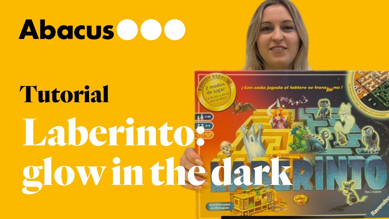 Juga al Laberinto: glow in the dark! de Abacus cooperativa