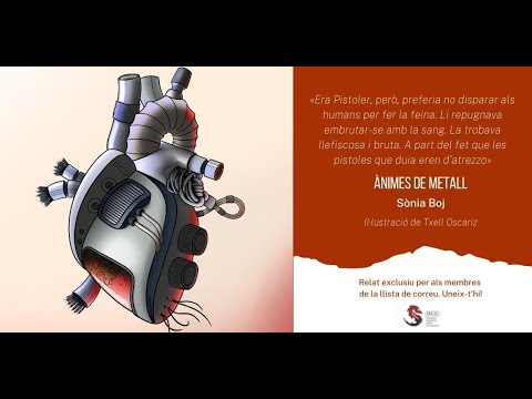 Com s'ha creat la portada d'Ànimes de metall, relat de Sònia Boj, il·lustrat per Txell Ozcáriz de Edicions Secc