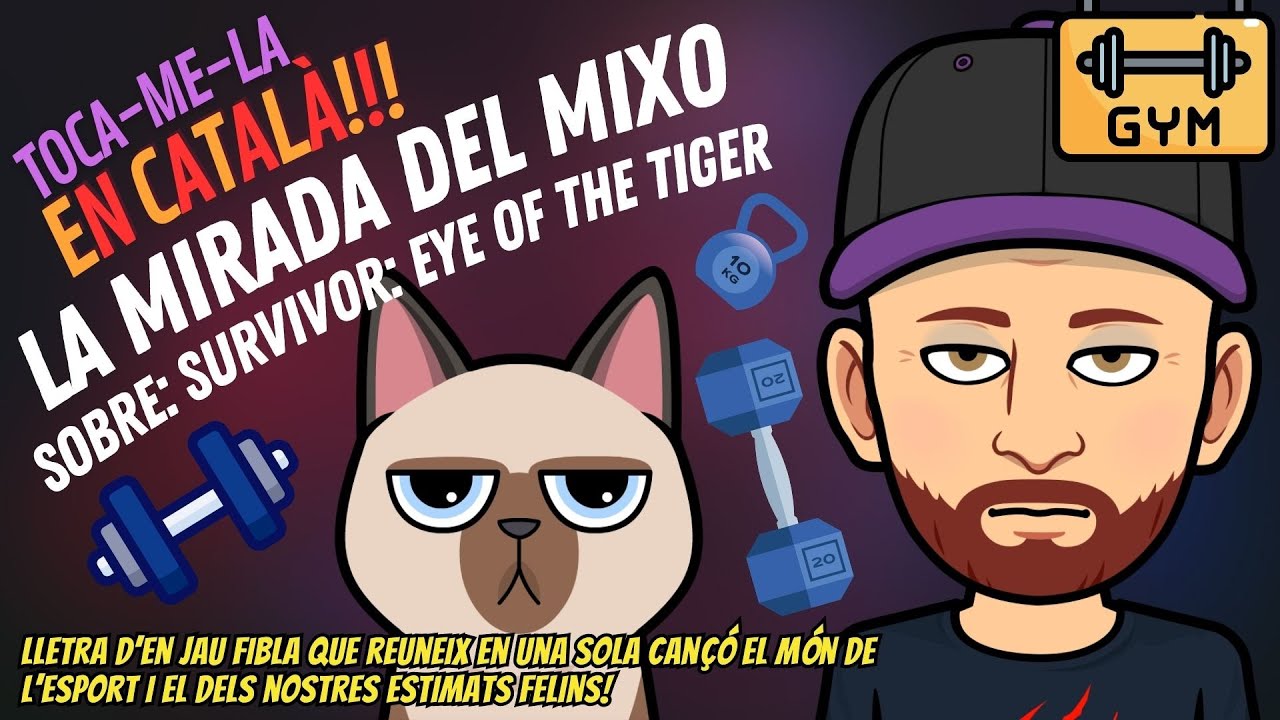 😼La mirada del mixo!!! (Nova lletra d’en Jau Fibla sobre “Eye of the tiger” de Survivor). de JauTV